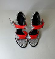 Alexander Wang Women's Red and White Sandals