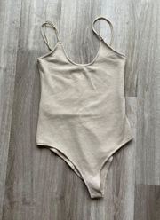 Beige  Bodysuit