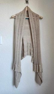 Alice and Olivia Cardigan linen knit Size Small