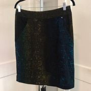 Premise size 8 multicolor snakeskin print skirt