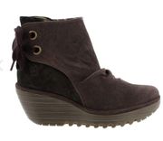 Fly London Women's Yama Oil Suede Ankle Boots Brown/Expresso EU 41/US 10-10.5