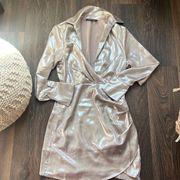 Dynamite Metallic Dress