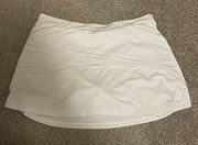 White Tennis Skort