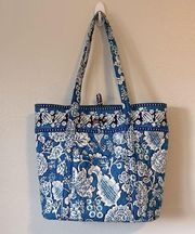 Vera Bradley  Blue Lagoon Vera Tote Bag