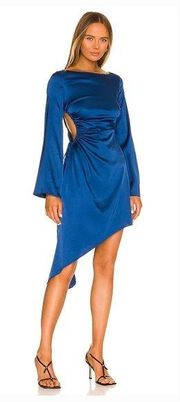 Camila Coelho Luna Midi Dress in Deep Blue