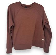 Vuori Rosewood Halo Performance Crewneck Sweatshirt Top Size Small Women's