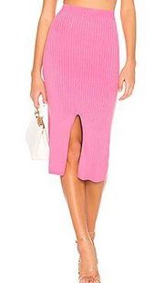 Skyline Midi Skirt in Pink