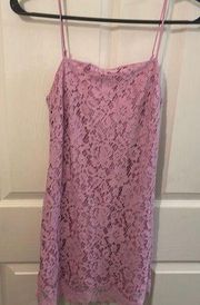 Purple Lace Dress