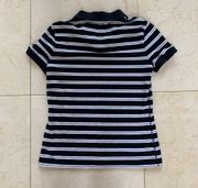 Armani Jeans Striped Polo Blouse Size Medium