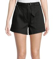 NWOT Rag & Bone Black Twill High Waist Shorts 10