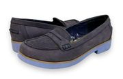 Lauren Ralph Lauren Suede Slip on Loafers Womens 7 Blue