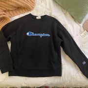 Champion  Blue Reverse Weave Crewneck