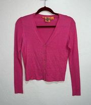 Tory Birch Pink Cardigan