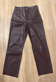 Faux Leather Pants