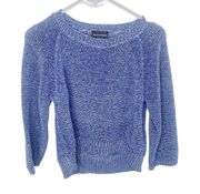 Emporio Armani blue cropped sweater size 40