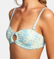 Field Of Dreams Bandeau Slider Strap Bikini Top