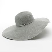 NWOT Oversized summer hat in silver