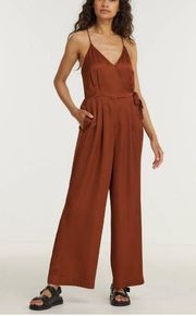 Scotch & Soda Minimalist Wrap Jumpsuit in Sienna Size XL