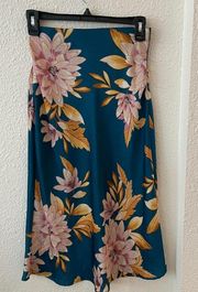 Forever 21 Floral Print Maxi Skirt