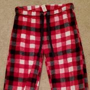 Red, White, and Black Plaid Pj Pants