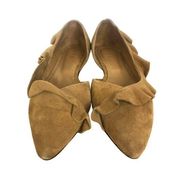 IRO Balvol Ballerina Shoes in Saffran 100% Goatskin SZ 40