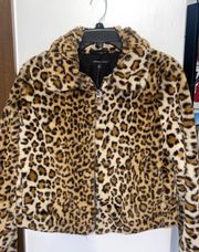 Kendal And Kylie Cheetah Fur Jacket