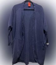 Women Nike navy Cardigan size medium