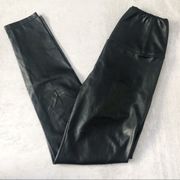 Wilfred Free Black Vegan Leather Daria Pant Leggings