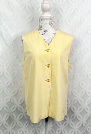 Neiman Marcus Vintage 80s Silk Cream Vest