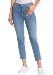 Paige Hoxton Slim Crop Jeans in Melrose Blue Denim Size 29