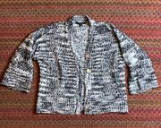 MARC NEW YORK MARLED KNIT WIDE SLEEVE CARDIGAN