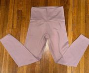 Mauve workout pants - size small