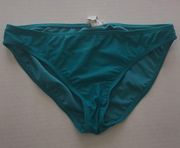 Hot water Bikini bottoms teal blue M