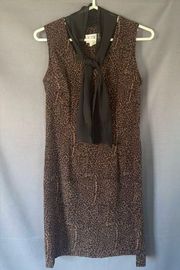 vintage size 8 leopard dress