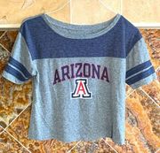 University of Arizona Cropped T-Short Short Sleeve Size Medium