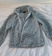 Faux Fur Cheetah Coat