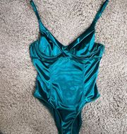 Dark Green Body Suit