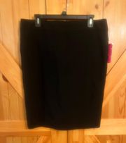 Womens Candies Black Pencil Skirt NWT $44 City Fit Slimming Technology Size 13