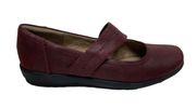 Women's Aranza Mary Jane Flats Wine Size 8 W