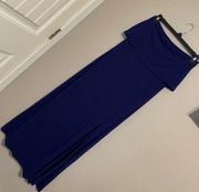 Susana Monaco blue strapless maxi dress women’s size medium