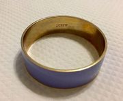 J. CREW - Lilac enamel bangle bracelet