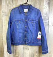 Social Standard By Sanctuary Size XL Stretch Denim Jean Jacket with Pock…