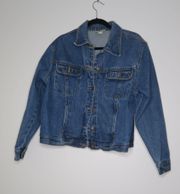 Billbass Jeans Jean Jacket Fits Womens Small/medium 