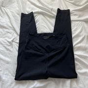 American Eagle Black Crossover Waist Leggings