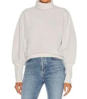 AGoldE Medium Ivory Cowl Neck Sweater