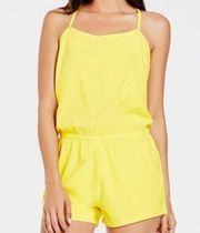 Fabletics Neema yellow romper size medium