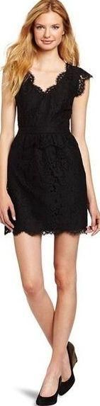 Joie Women's Lebanon cavier Black Lace Dress Sz S Like New MSRP $228