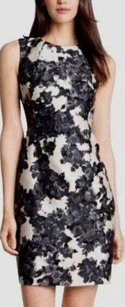 Kate Spade Floral Black/Cream Dress Women’s 4