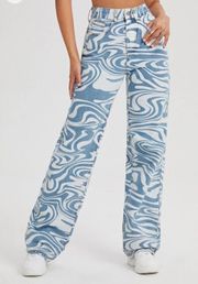 Patterned Jeans