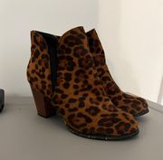 Cheetah Print Booties